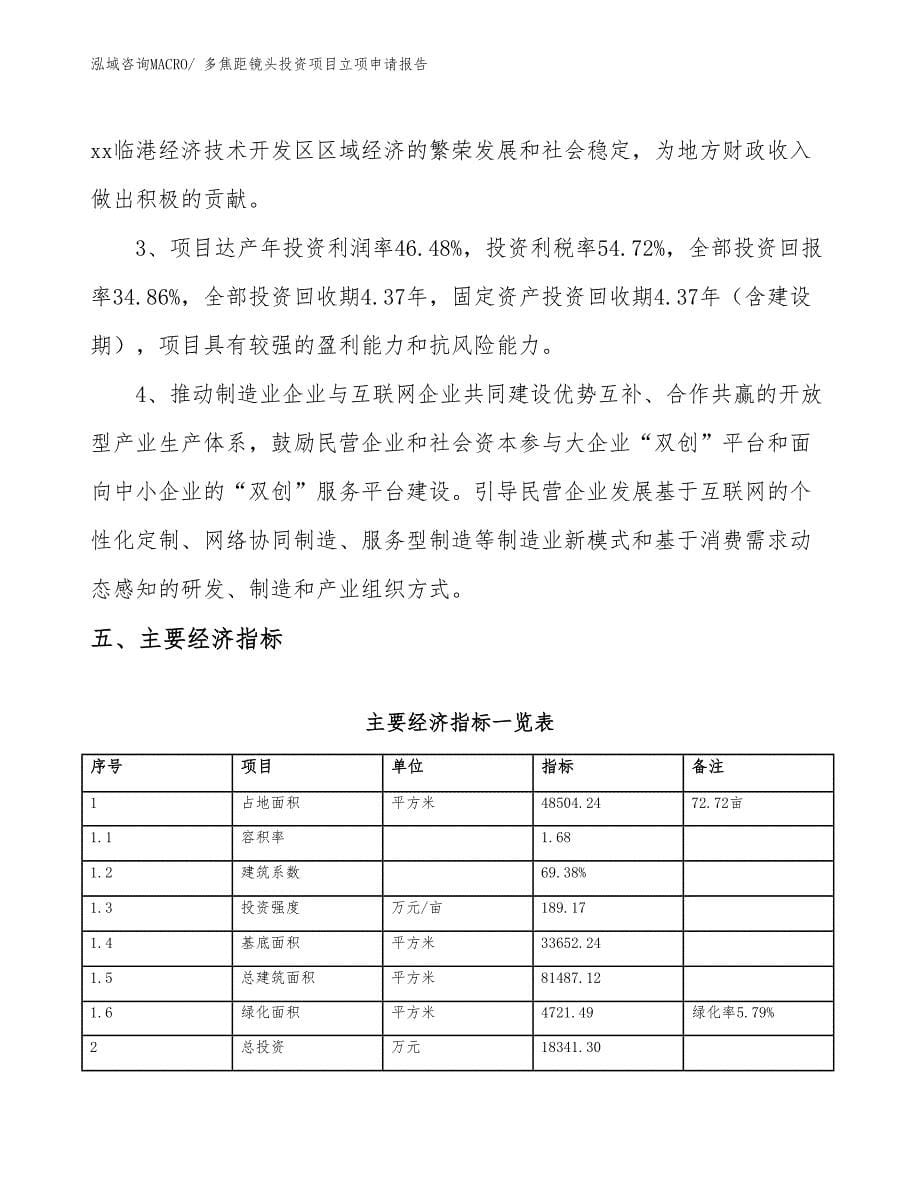 多焦距镜头投资项目立项申请报告 (1)_第5页