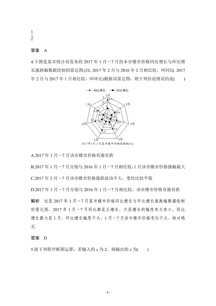 2019届高三数学高分突破限时练（五）---精校解析 Word版_第2页