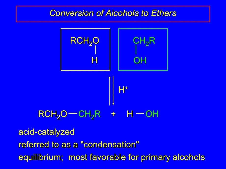 哥伦比亚大学有机化学-第15章-醇，二醇和硫醇-醇的反应复习和预览15.6_第5页