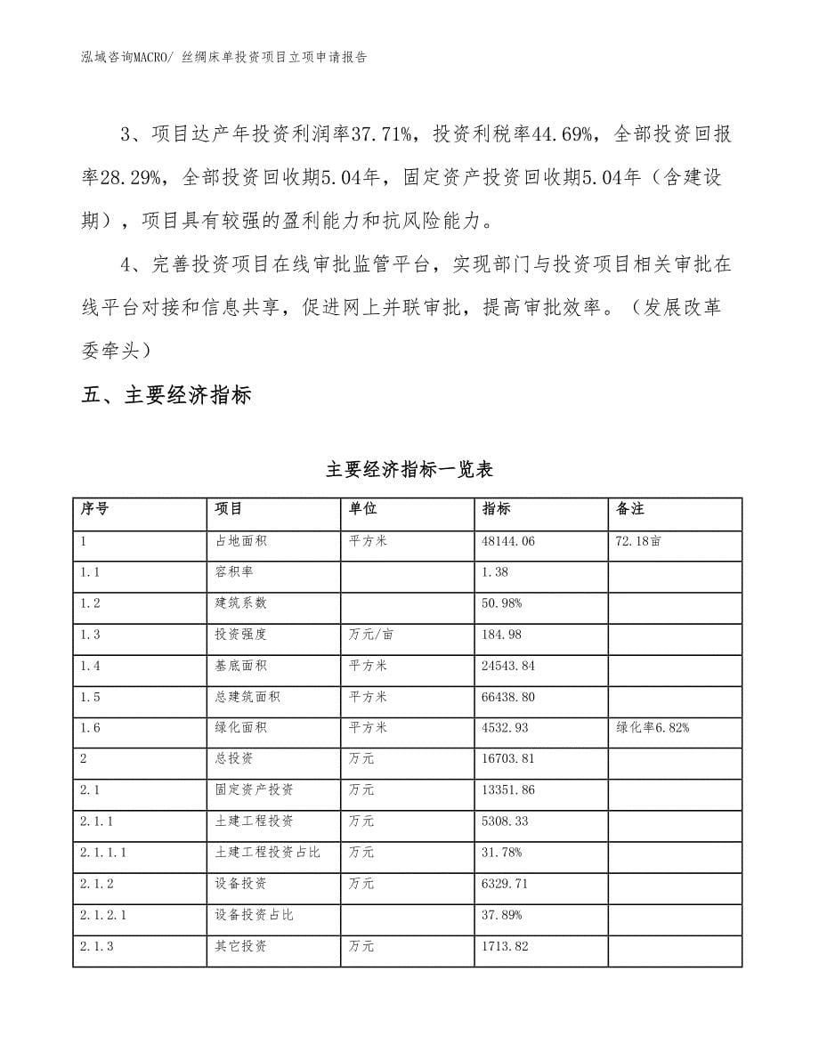 丝绸床单投资项目立项申请报告_第5页