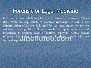 forensicorlegalmedicine法医和法医（ppt-90）