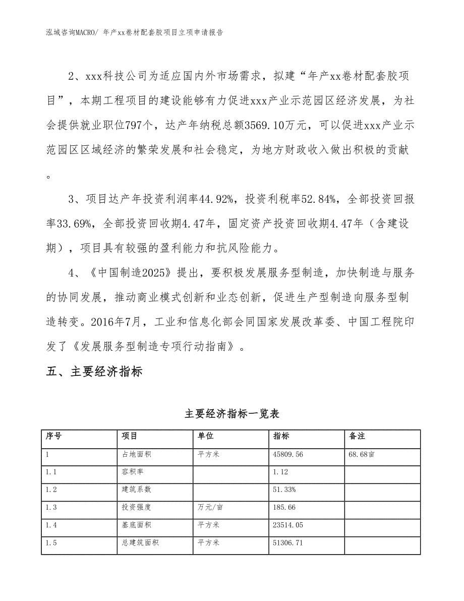 年产xx卷材配套胶项目立项申请报告_第5页