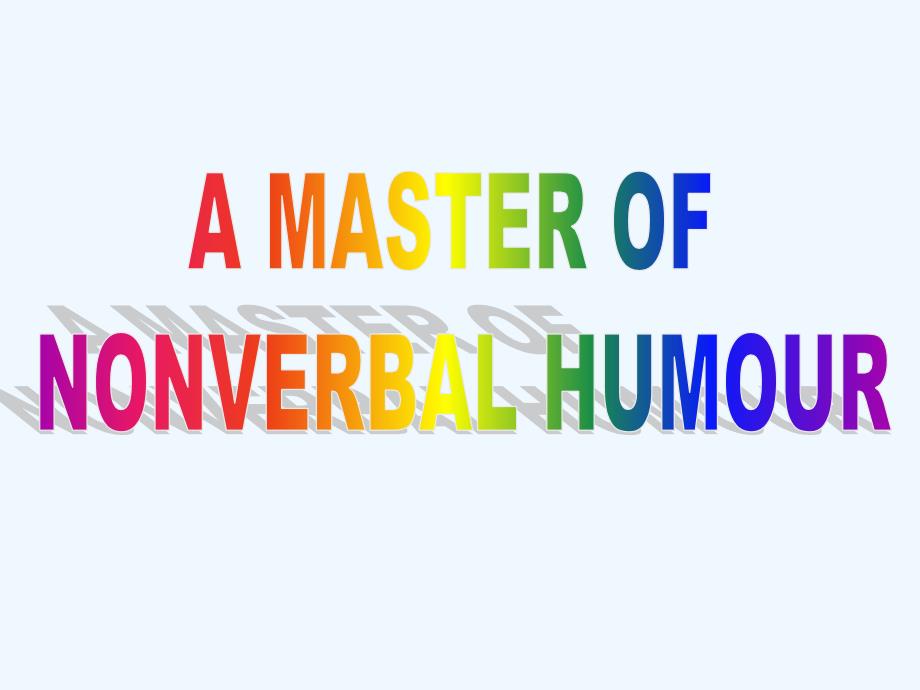 新人教版英语高一下module 4《unit 3 a taste of english humour》ppt课件_第3页