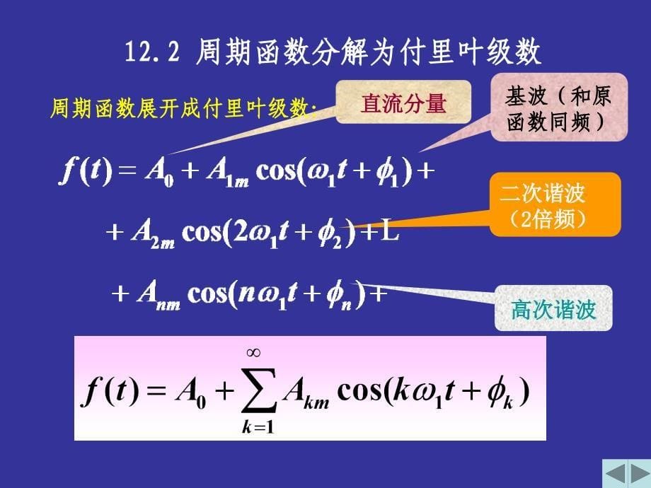 [工学]电路 第12章 非正弦周期电流电路和信号的频_第5页