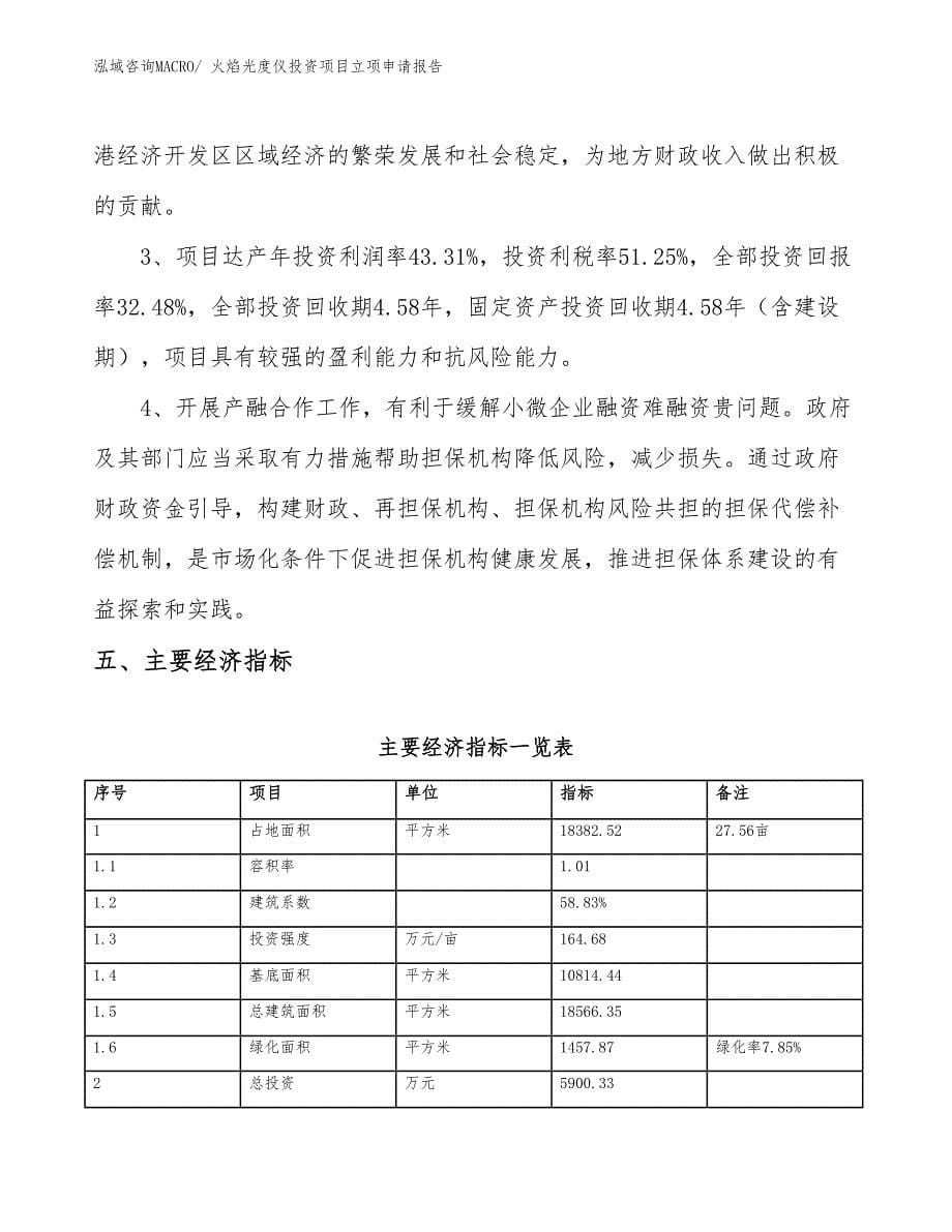 火焰光度仪投资项目立项申请报告_第5页