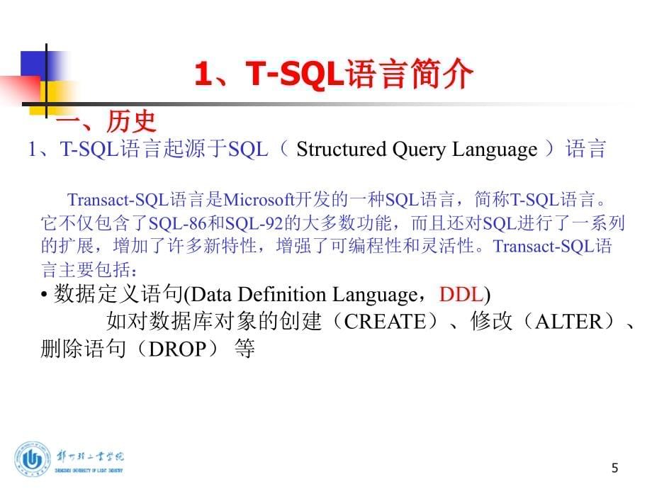 [计算机软件及应用]数据库之第八讲：transact-sql语言基础_第5页