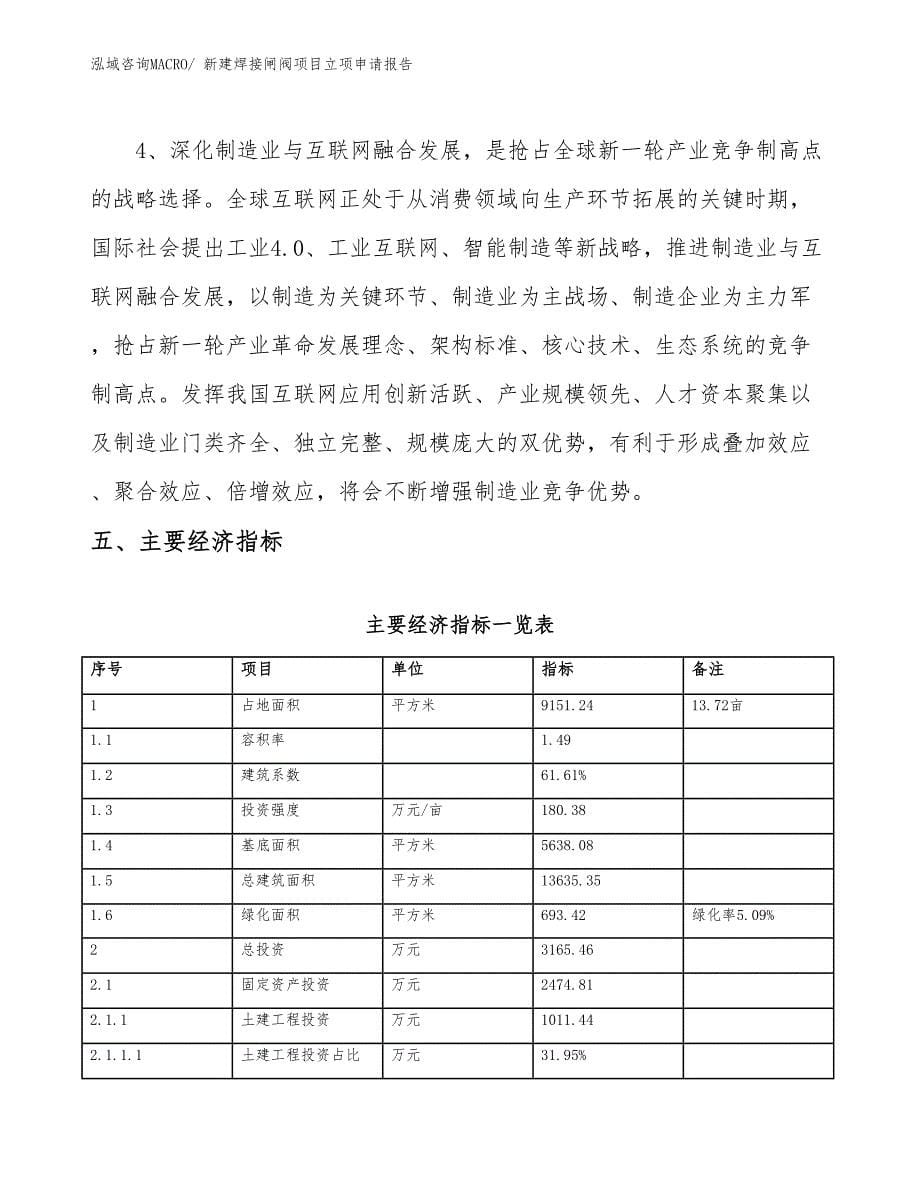 新建焊接闸阀项目立项申请报告 (1)_第5页