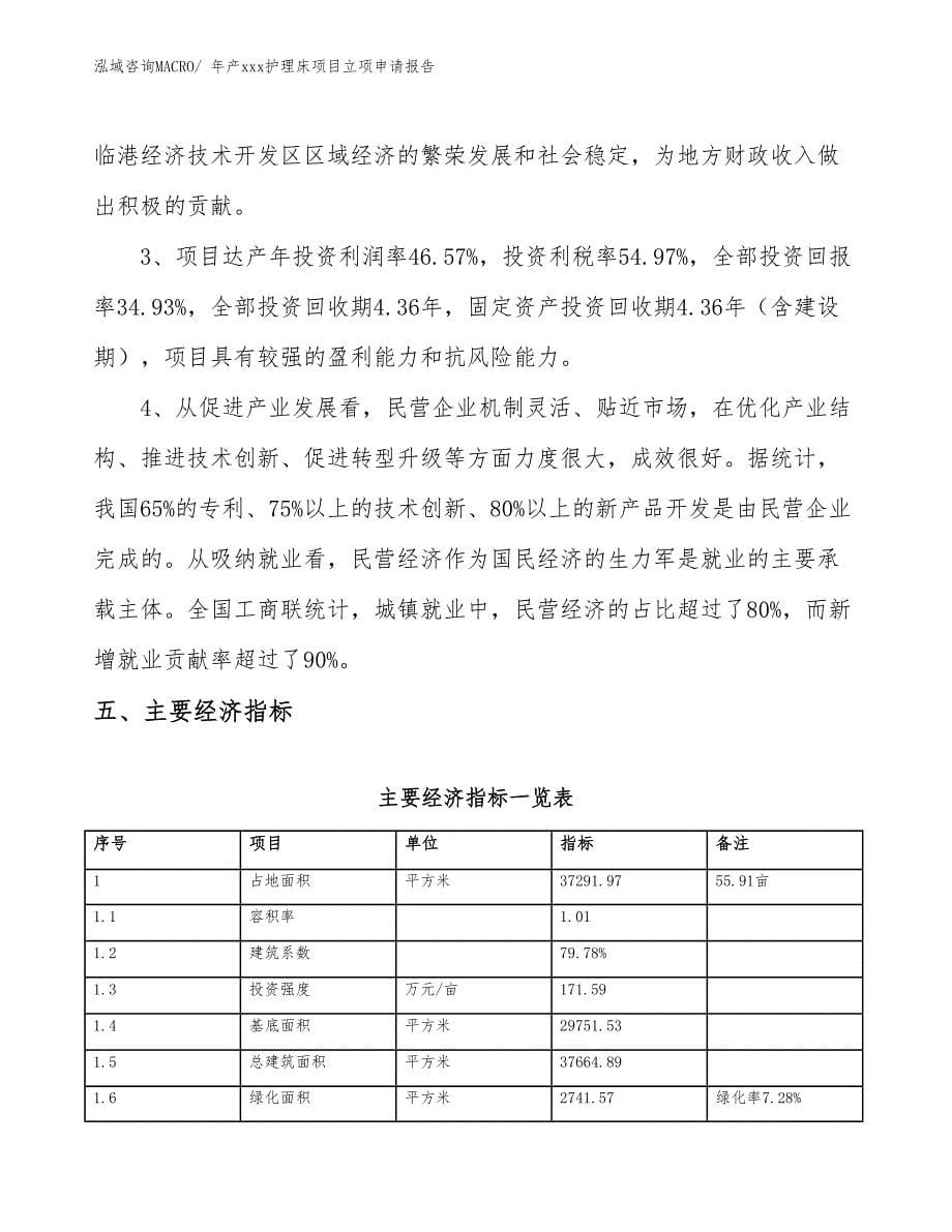 年产xxx护理床项目立项申请报告_第5页