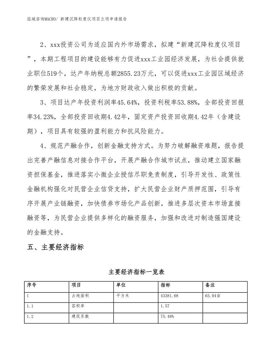 新建沉降粒度仪项目立项申请报告_第5页