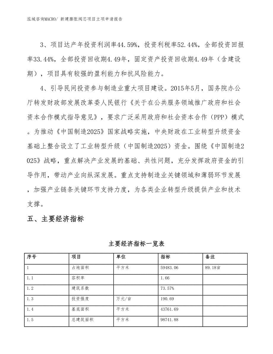 新建膨胀阀芯项目立项申请报告_第5页