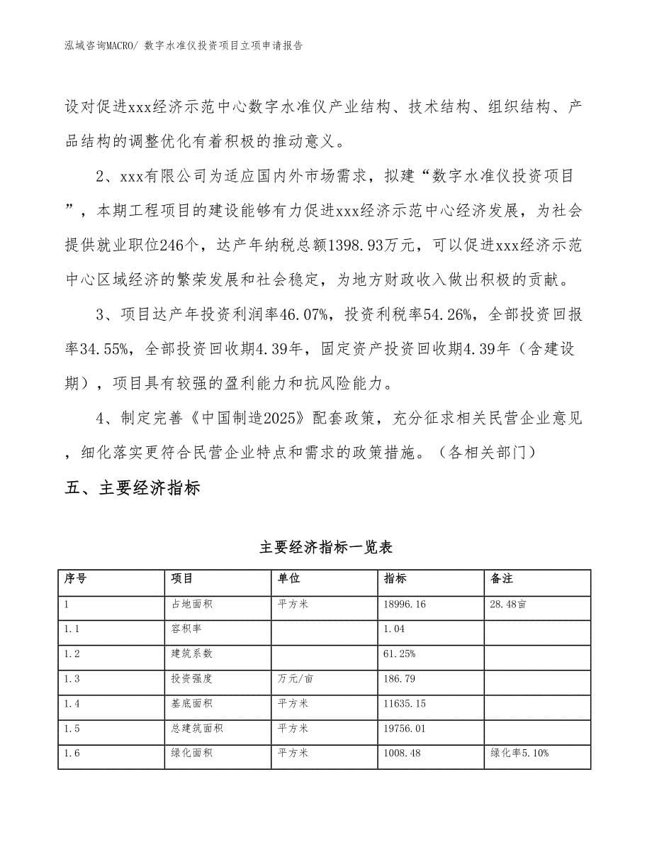 数字水准仪投资项目立项申请报告_第5页