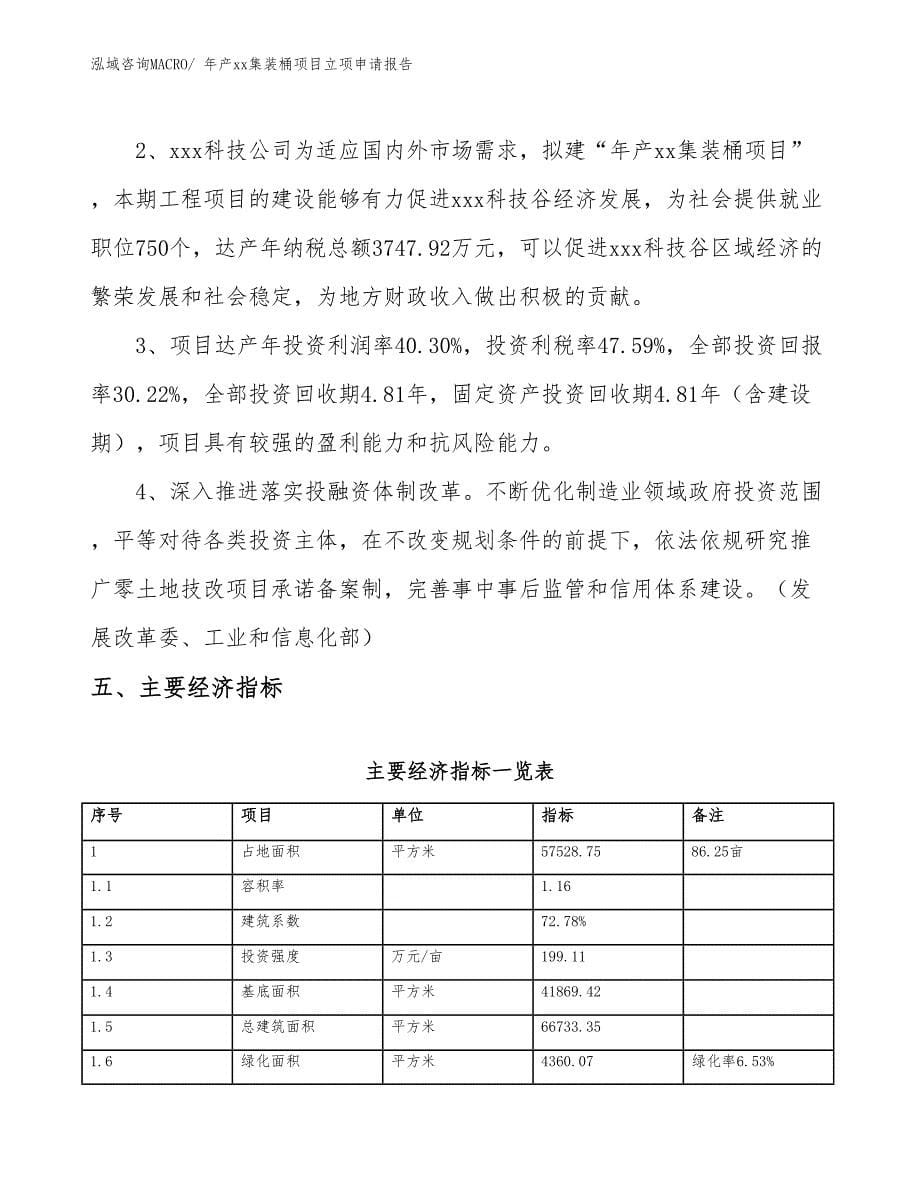 年产xx集装桶项目立项申请报告_第5页