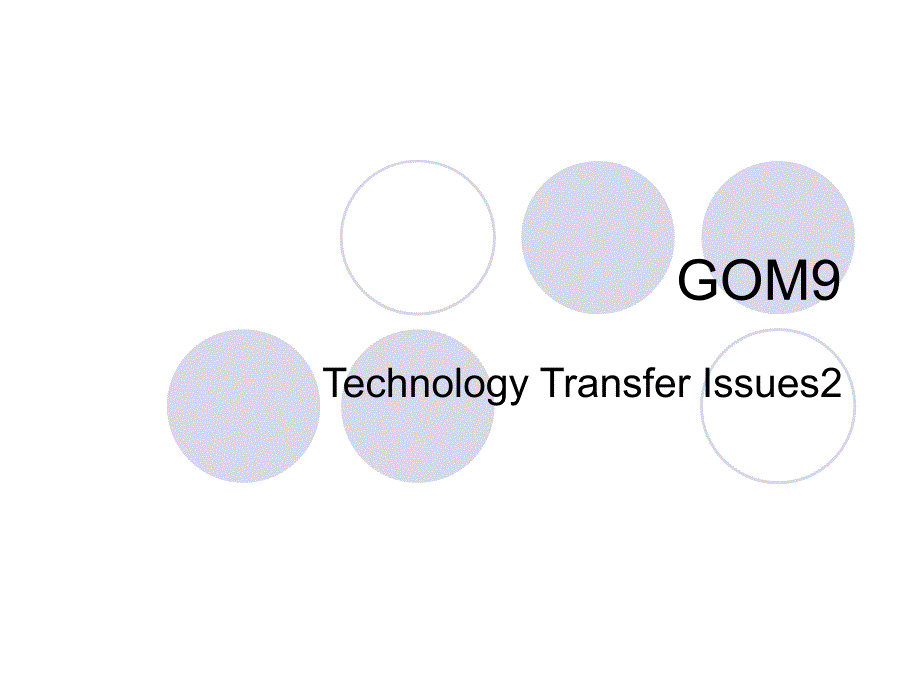 全球运营管理课件new gom10-techtransfer_第1页