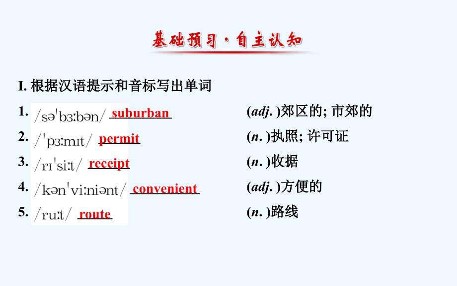 外研版高中英语必修4 module 2《traffic jam》（period 1）课件_第2页