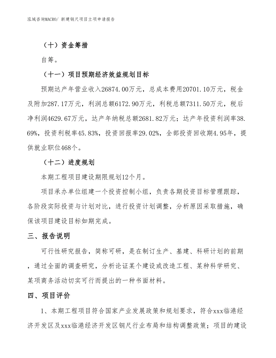 新建钢尺项目立项申请报告_第4页