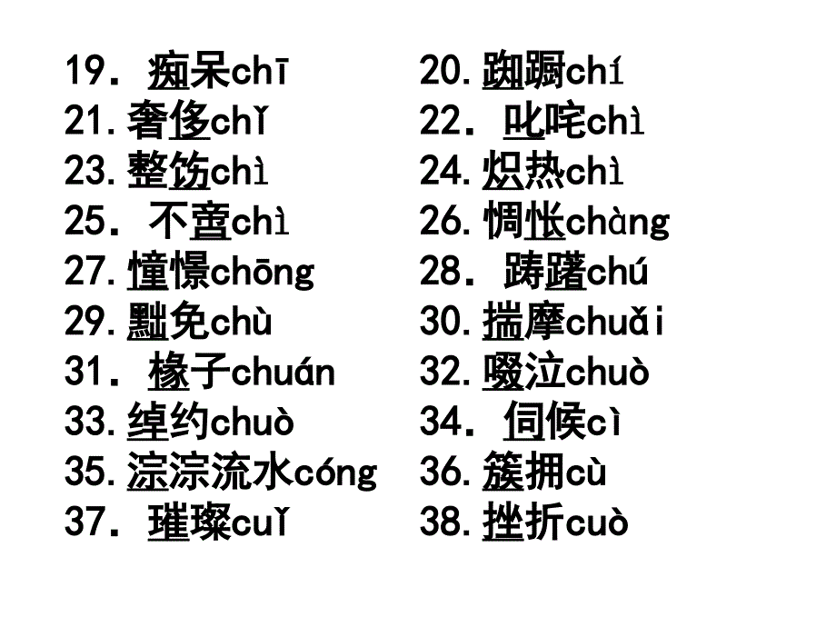 高考专题复习——字音 形声字中容易读错的字_第3页