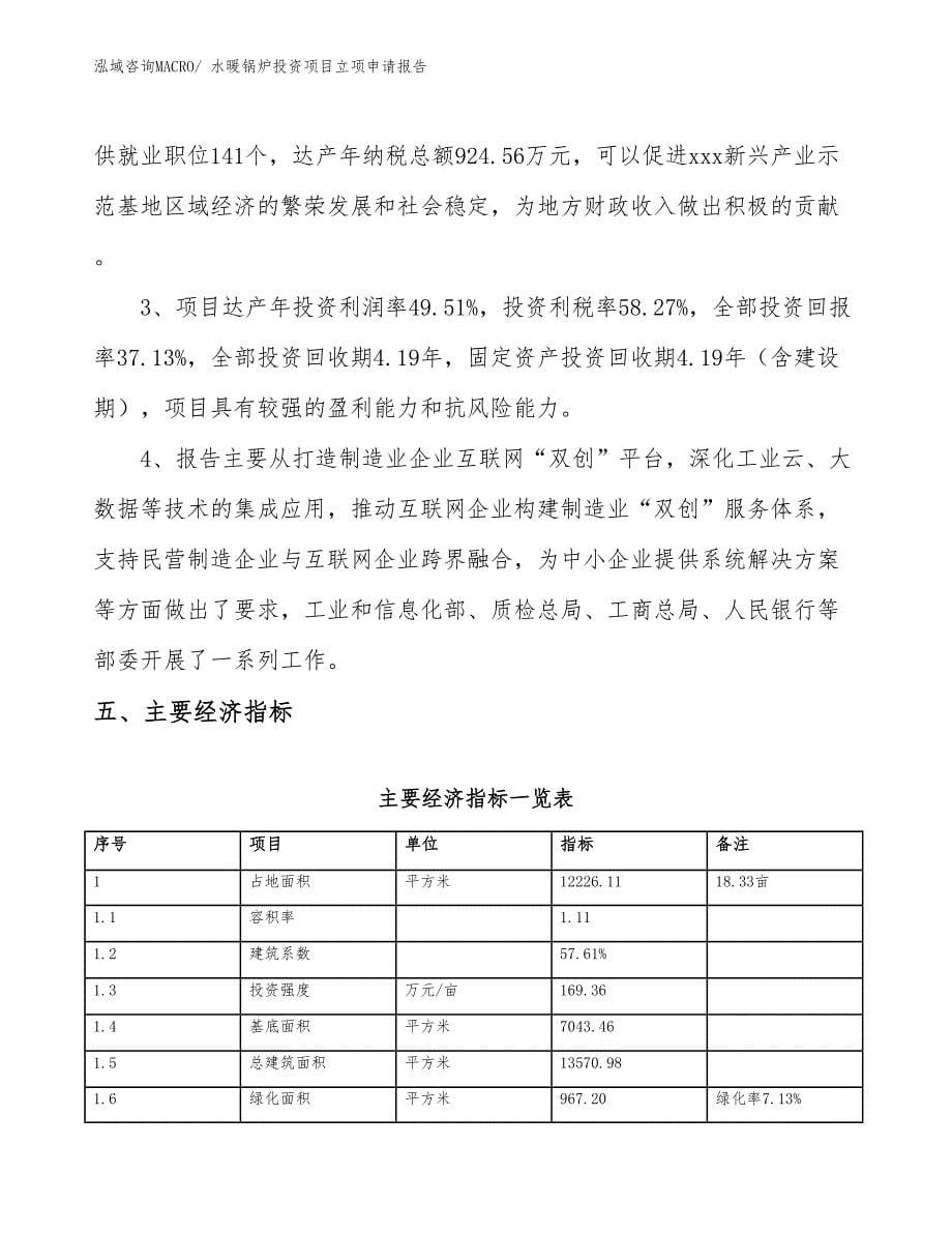 水暖锅炉投资项目立项申请报告 (1)_第5页