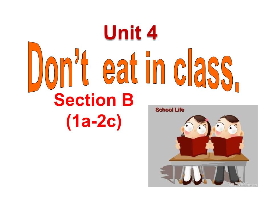 英语：人教版 七下 unit 4 dont eat in class period3（共19张）_第1页