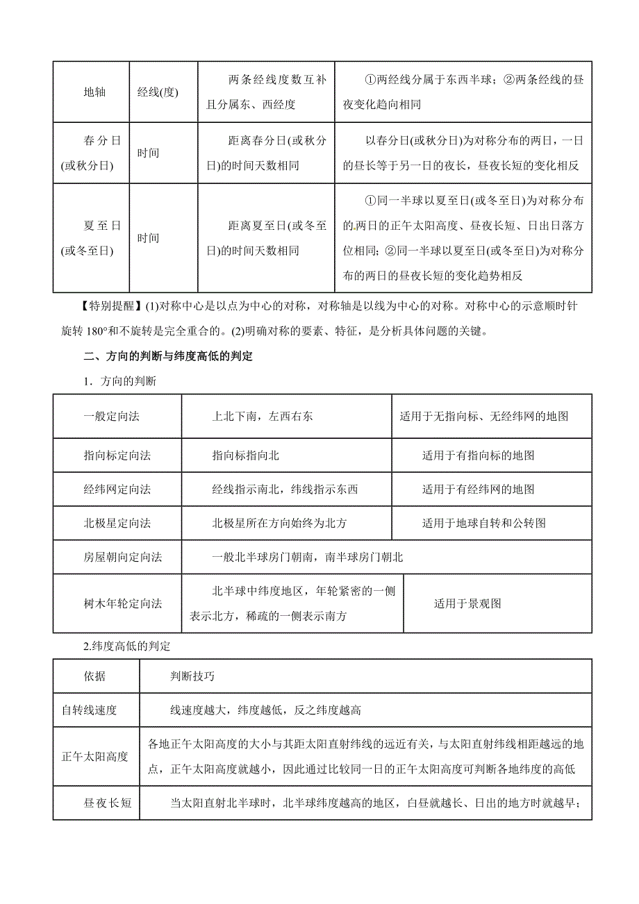 地球的运动规律（教学案）-2019年高考地理二轮复习---精校解析Word版_第2页