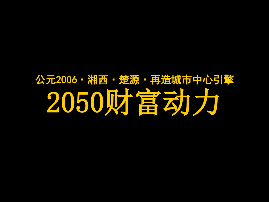 湘西吉首边城商厦策划案_第1页