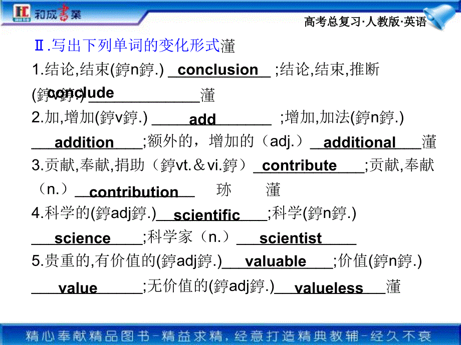 2011年高考英语第一轮专题复习-必修5u_第4页