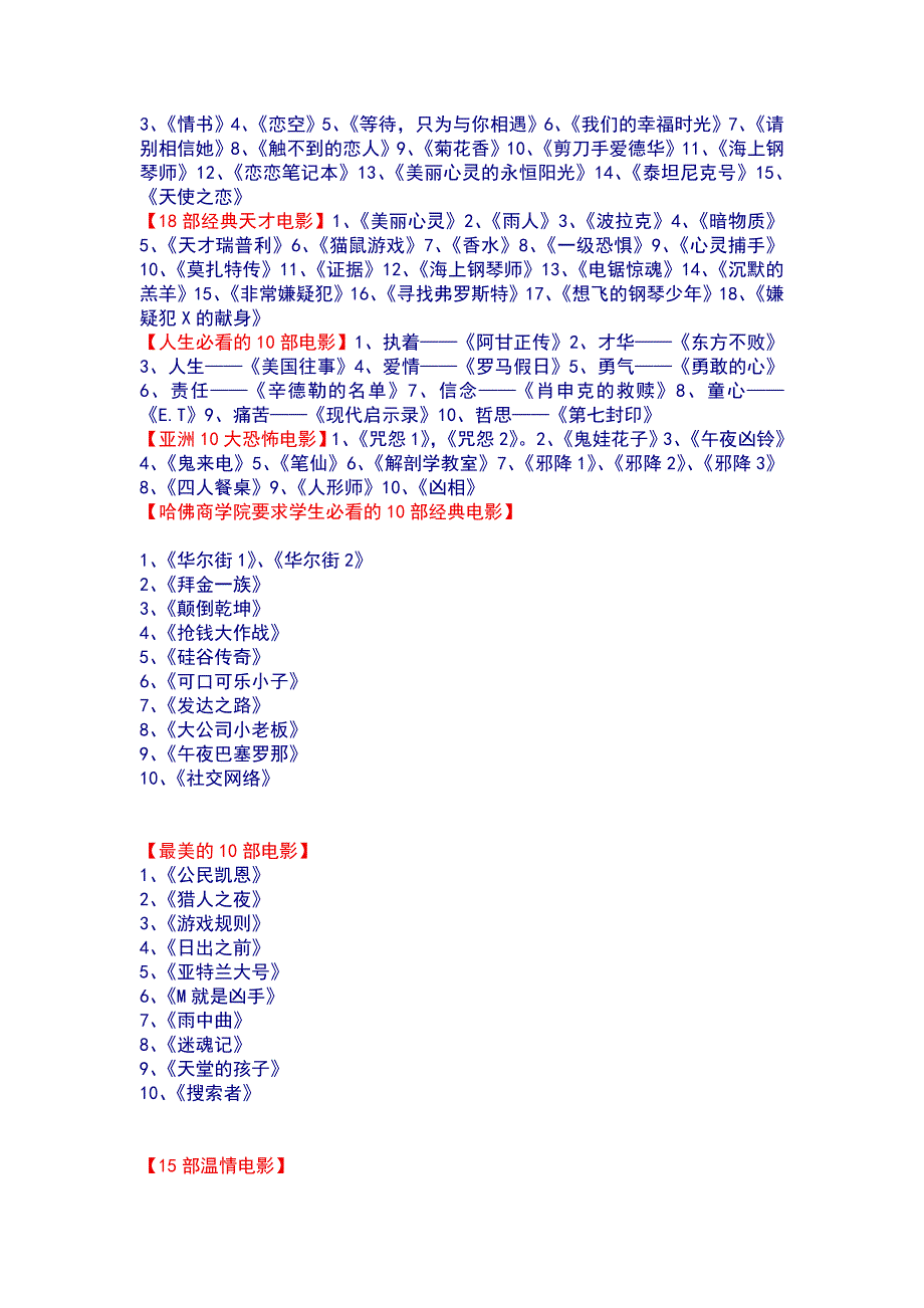 《值得看的电影》word版_第2页