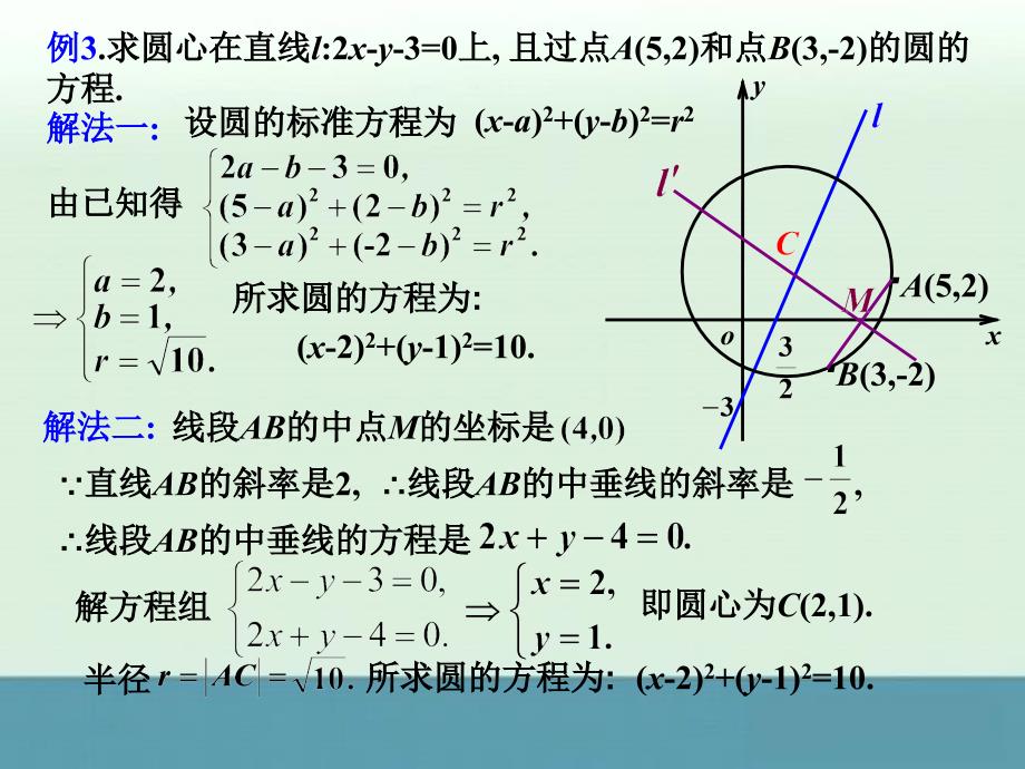 2013高一数学全套课件：《圆与圆的方程》1（北师大版必修2）_第4页