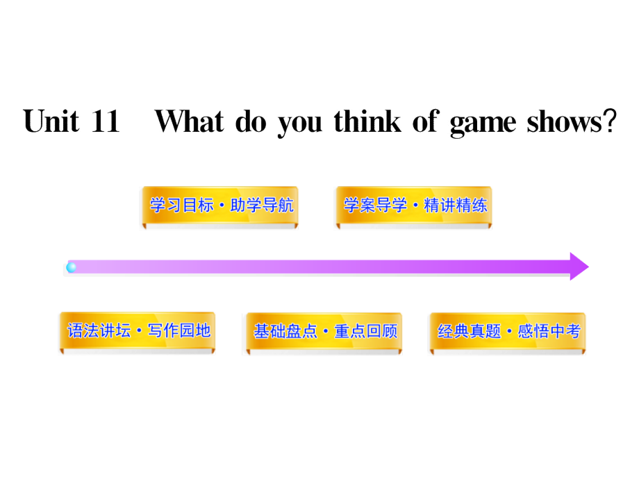 2012版初中英语新课标金榜学案配套课件：unit11(人教版七年级下)_第1页