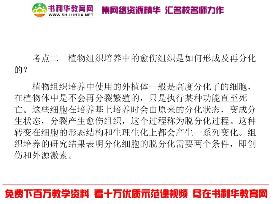 届高考新课标生物一轮复习课件：选修3.2细胞工程（克隆技术）_第4页