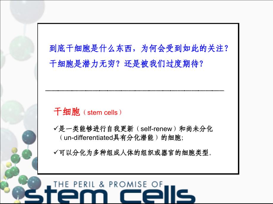 干细胞研究进展2010讲稿0[毕业论_第4页