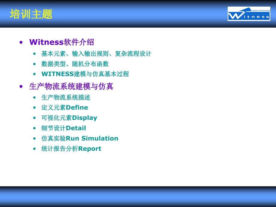 生产物流系统可视化建模与仿真witness_第2页