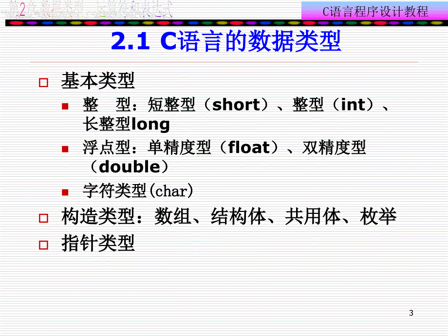 c语言  第2章数据类型、运算符和表达式_第3页
