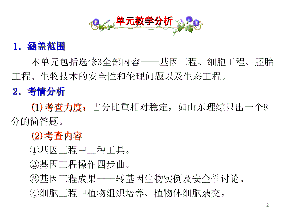 高考生物一轮复习课件：第10单元 第38课时　细胞工程和克隆技术引起的伦理问题_第2页