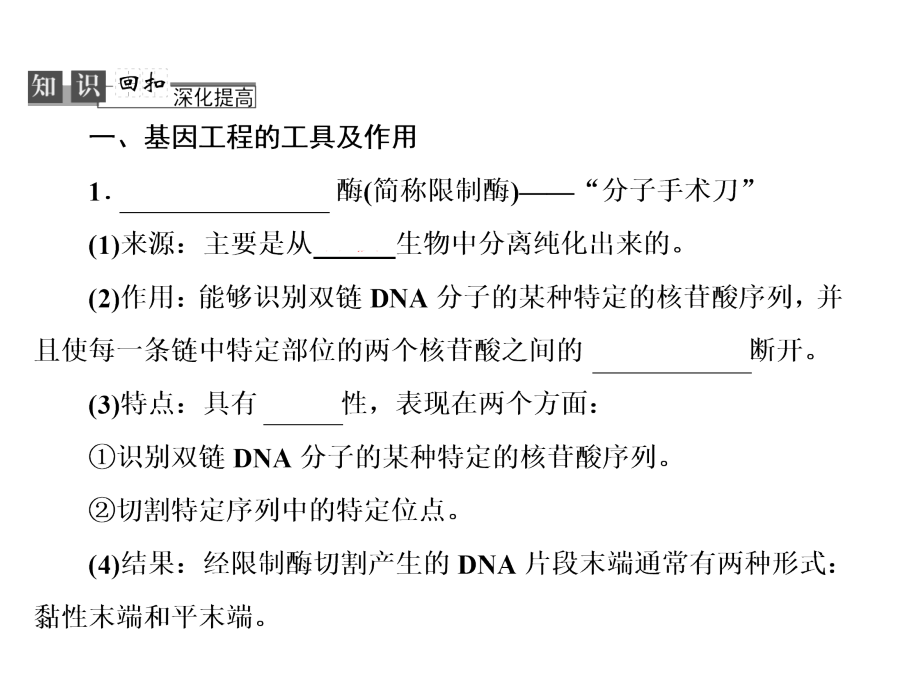 2013高考二轮复习x3-1基因工程_第3页