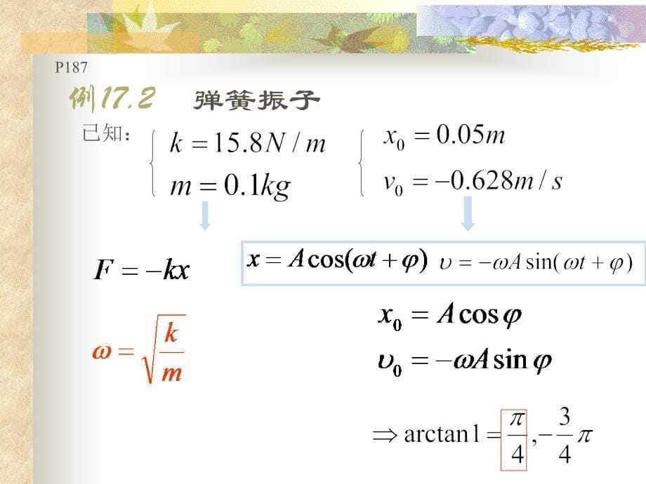 物理--简谐运动的动力学方程_第5页