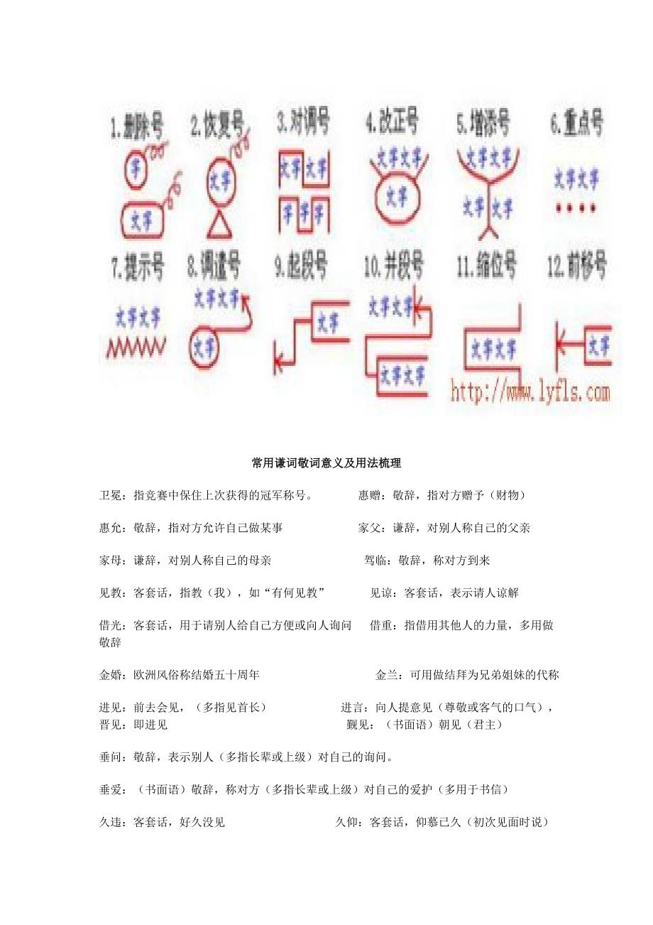 《语文修改符号》word版_第2页