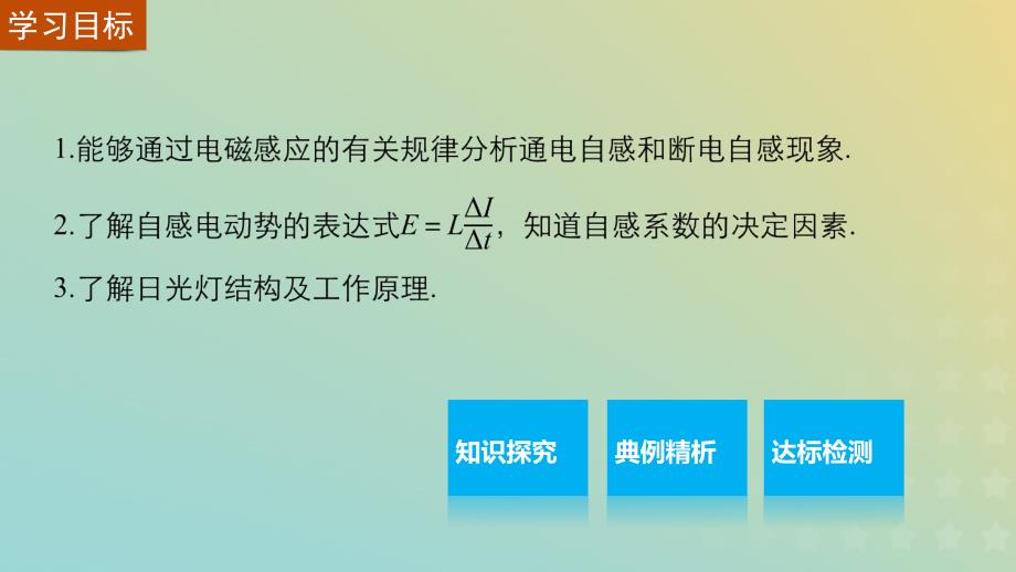 2018-2019学年高中物理 第一章 电磁感应 5 自感课件 教科版选修3-2_第2页