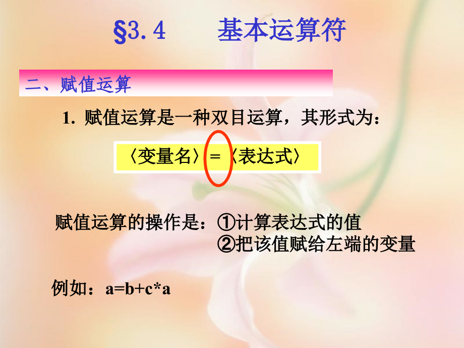 面向对象程序设计第三章基本数据类型与基本运算_第3页