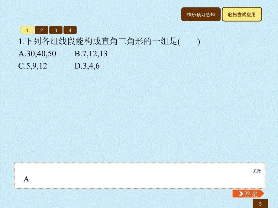 北师大版八年级数学下册重庆专版同步教学（课件）：1.2.1_第5页