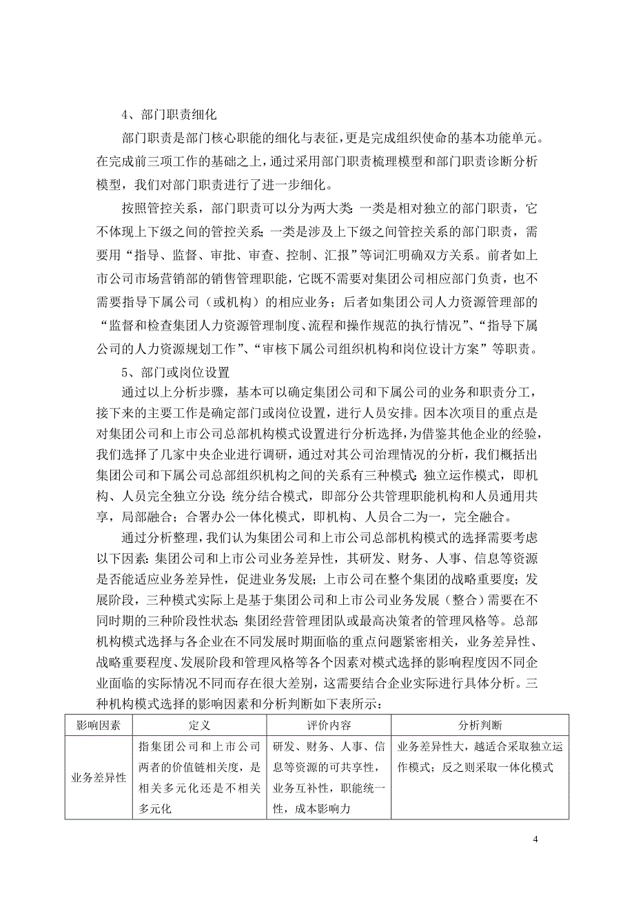 集团公司组织机构设计探讨_第4页