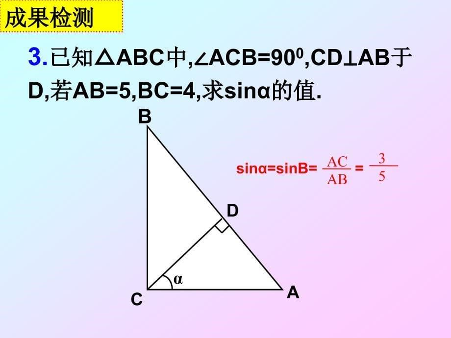 数学人教版九年级下册课件：28.1.2 锐角三角函数 第2课时_第5页