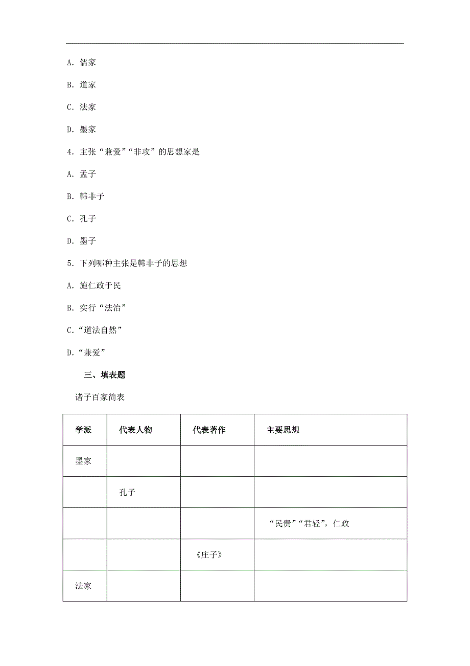 《中华文化的勃兴（二）》同步练习2（人教新课标七年级上）_第2页