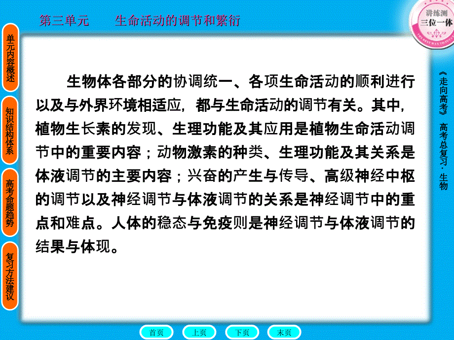 2011年高考生物第一轮总复习3章头_第3页