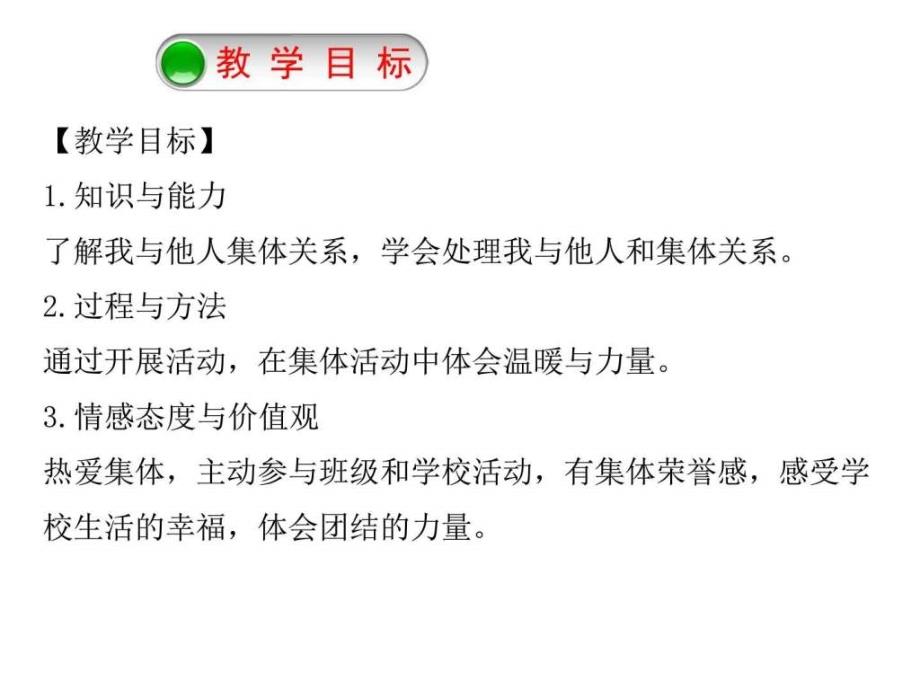 新课标人教版七年级道德与法治下册8.2我与集体共成长_第2页