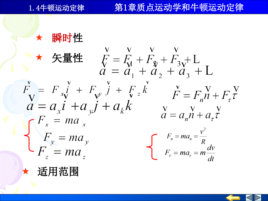 物理ppt课件1.4牛顿定律_第3页