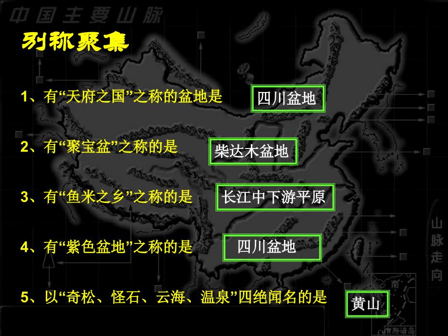 新课标人教版初中地理八年级上册《中国的地形之最》_第3页