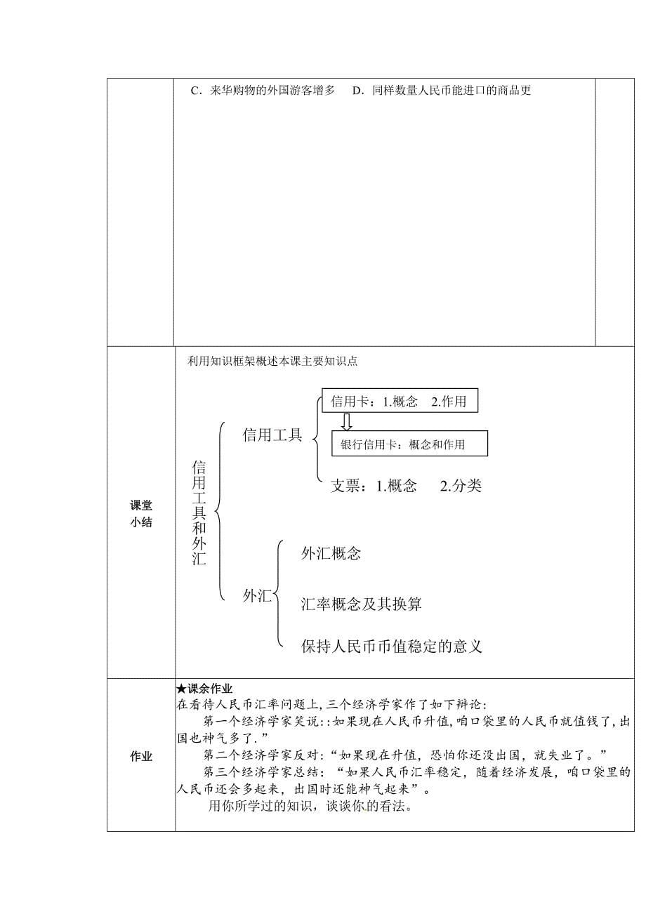 必修一：《信用工具和外汇》_第5页