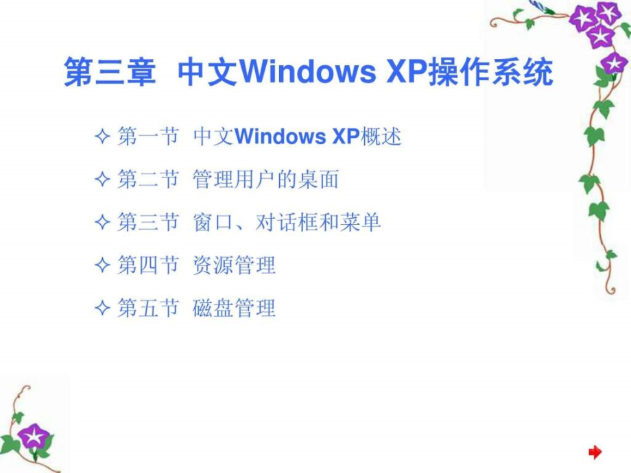 中文windows_xp操作系统第一讲_第1页