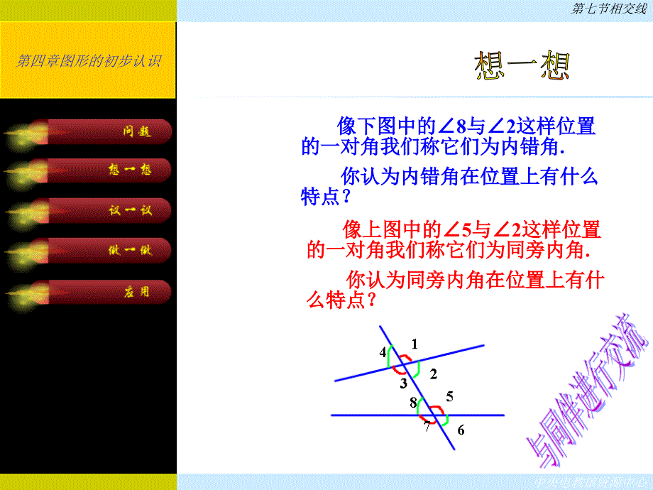 人教版七年级课件 ppt 下册 数学相交线_第3页