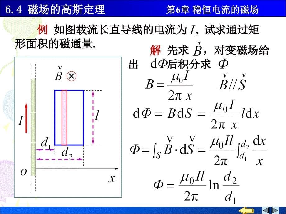 物理ppt课件6.4 磁场的高斯定理_第5页